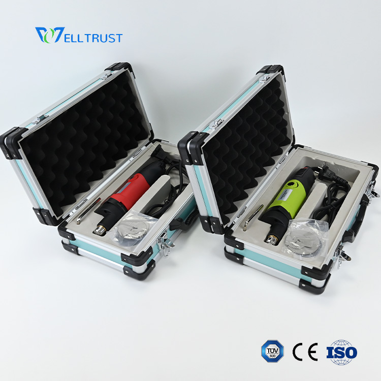 P150 veterinary plaster cast removal saw with cast-cutting blades and handheld power tool