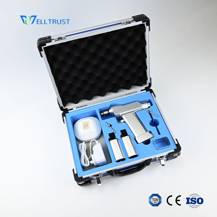 B-D140 veterinary cannulated drill set with batteries charger sterilizing channels and instrument box